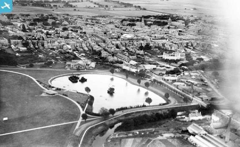 Elgin - Cooper Park : Image credit Britain from above
